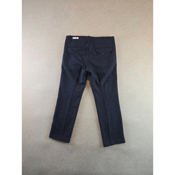 Thisisneverthat Pants Mens M Navy Study Chevron Wool Trousers Crop 2014 F/W - Picture 1 of 11